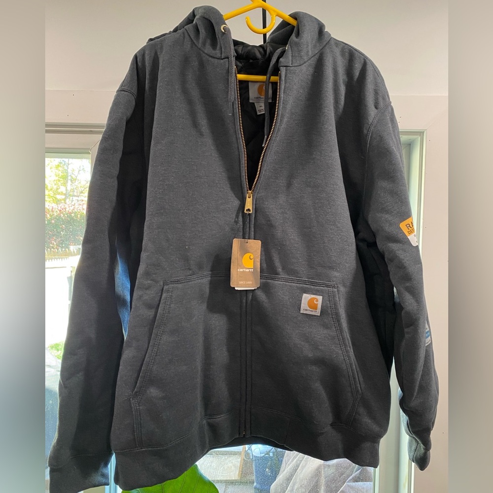 Carhartt mens XL quilt lined Rain Defender - NWT
